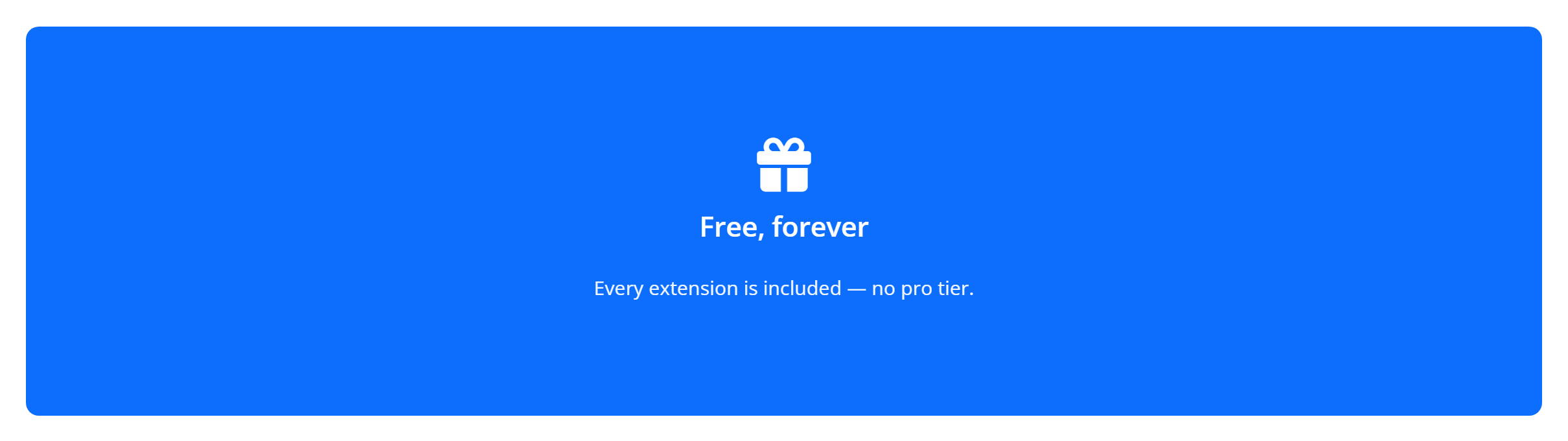 The Flip Box block — a front face with an icon, title and text