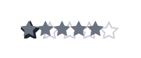 The Star Rating block — five filled stars with a score and review count