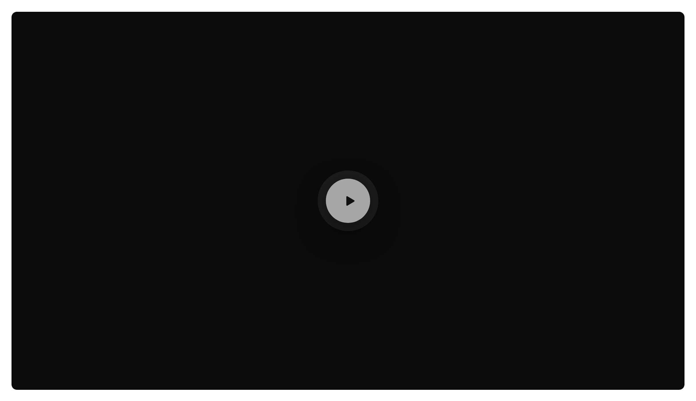 The Video Popup block — a poster image with a play button