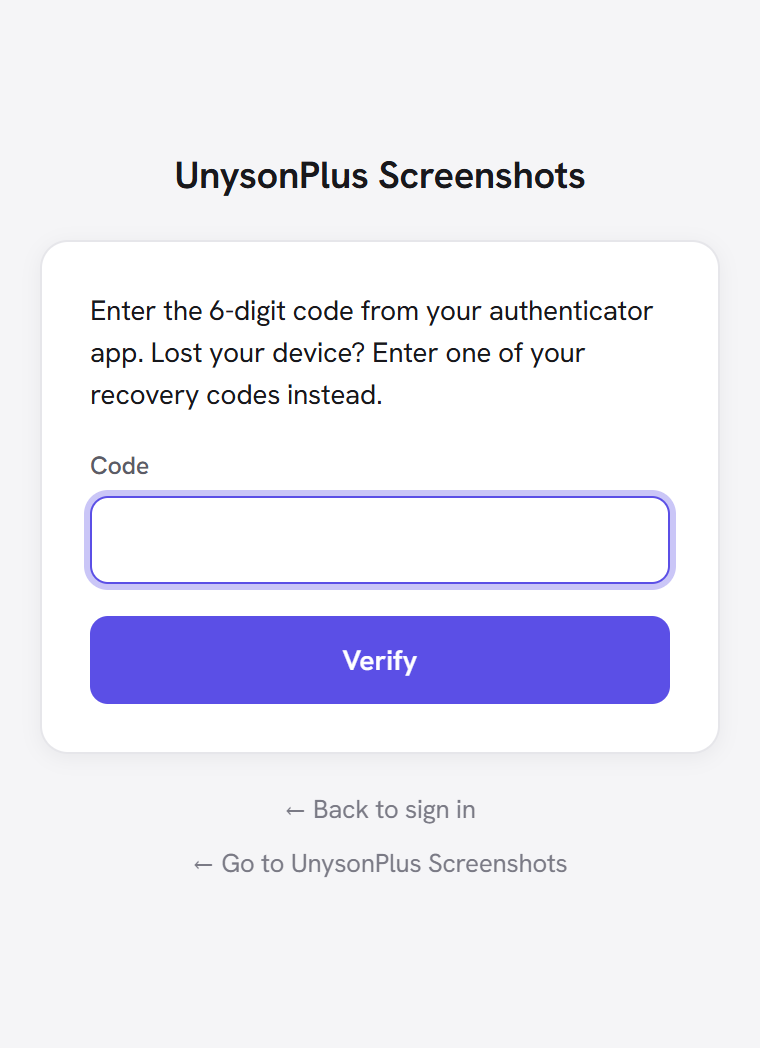 The code step after the password