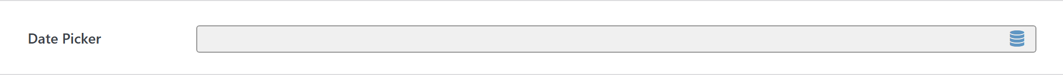 date-picker option type — Theme Settings example