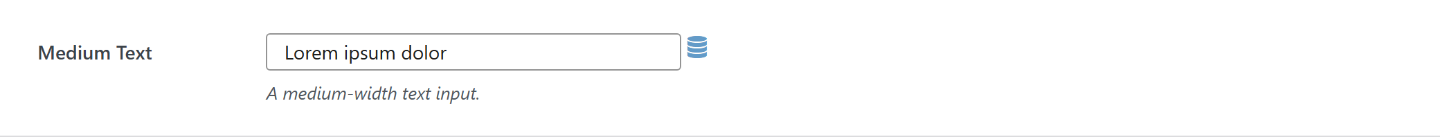 Option type — Theme Settings example
