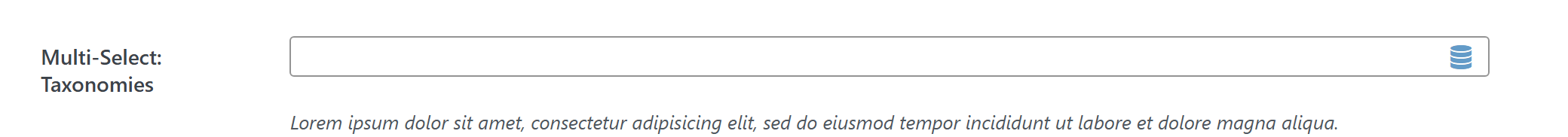 Option type — Theme Settings example
