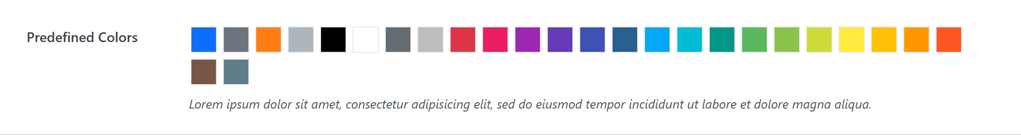 Option type — Theme Settings example