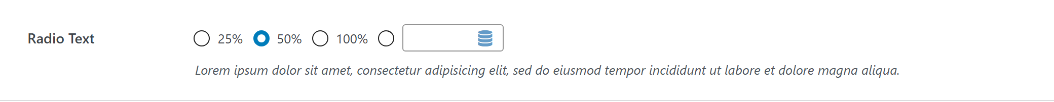 Option type — Theme Settings example