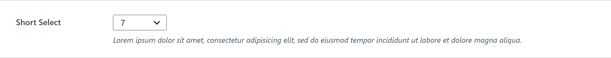 Option type — Theme Settings example