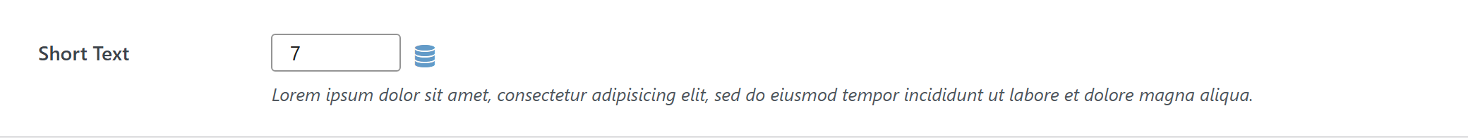 Option type — Theme Settings example