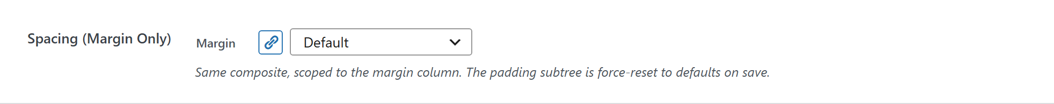 Option type — Theme Settings example