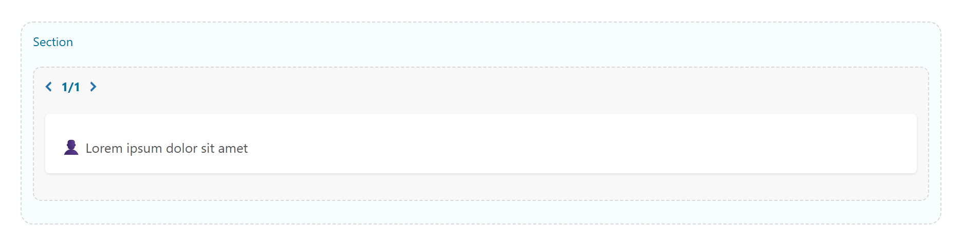 Avatar on the Page Builder canvas