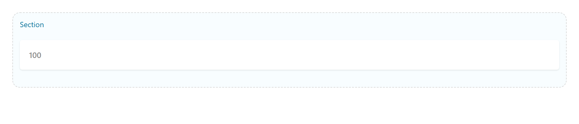 Animated Counter on the Page Builder canvas