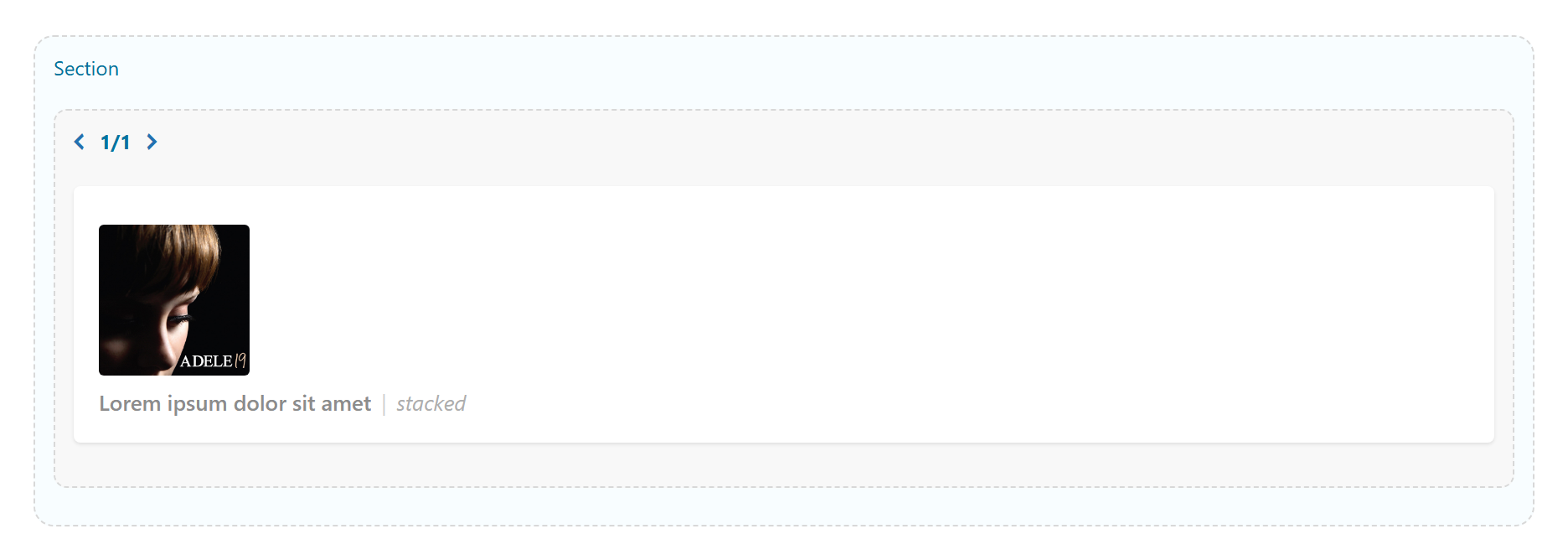 Image Box on the Page Builder canvas