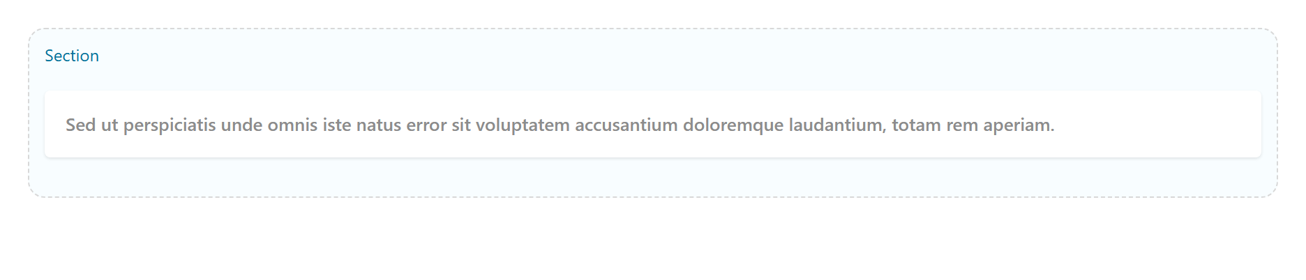 Tooltip on the Page Builder canvas